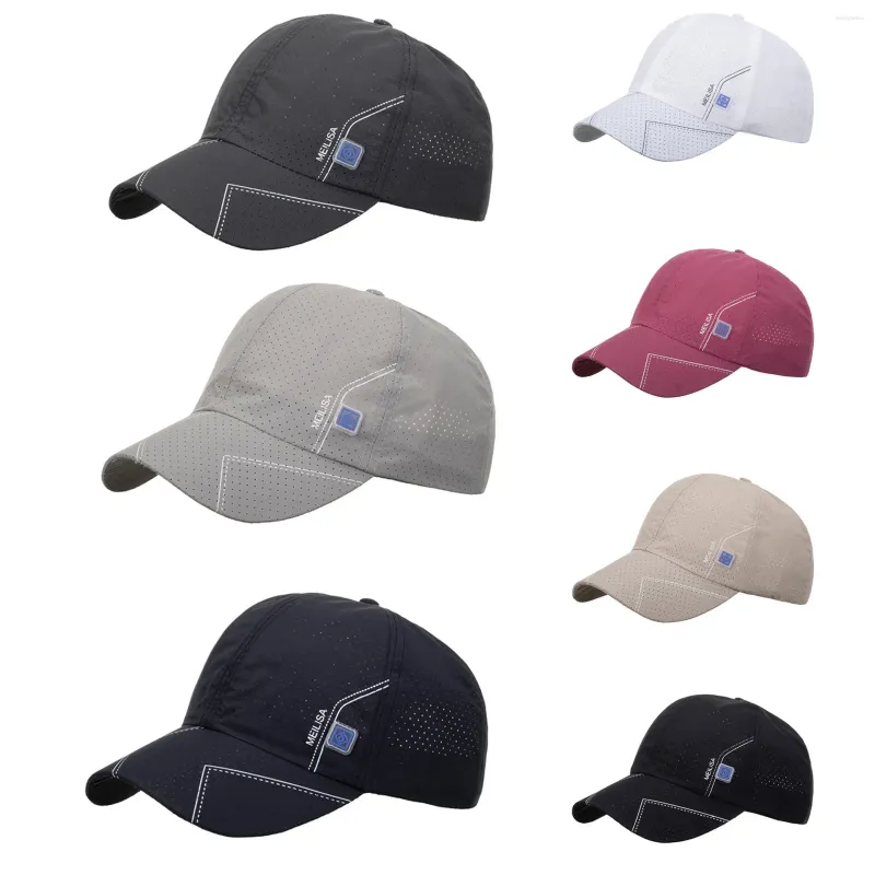 Casquettes de balle Mode Femmes Hommes Sport Escalade Coupe décontractée Chapeau Collège Football Visière Chapeaux Courir Pour Maille Dos