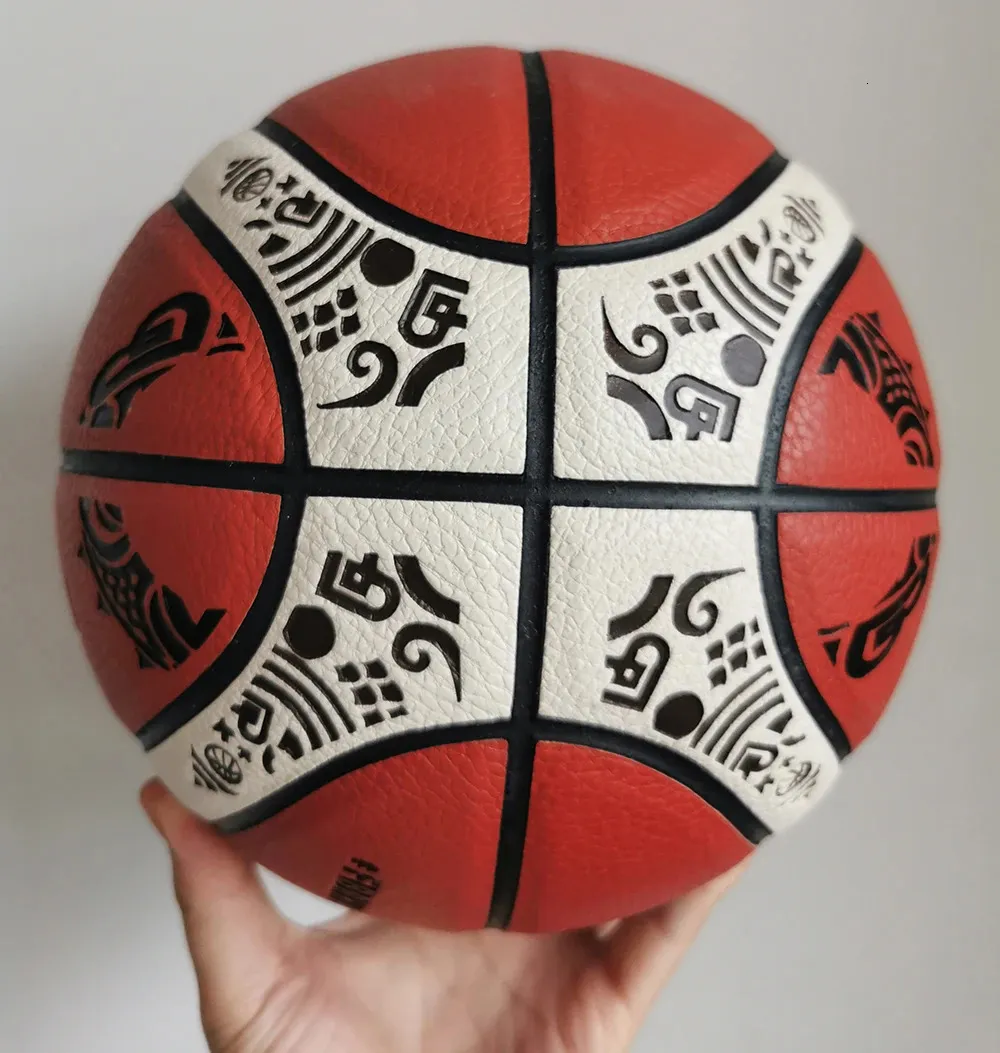 molten FIBA Official Game Ball サイズ7 Molten Basketball Official Size 7 Premium PU Leather Indoor