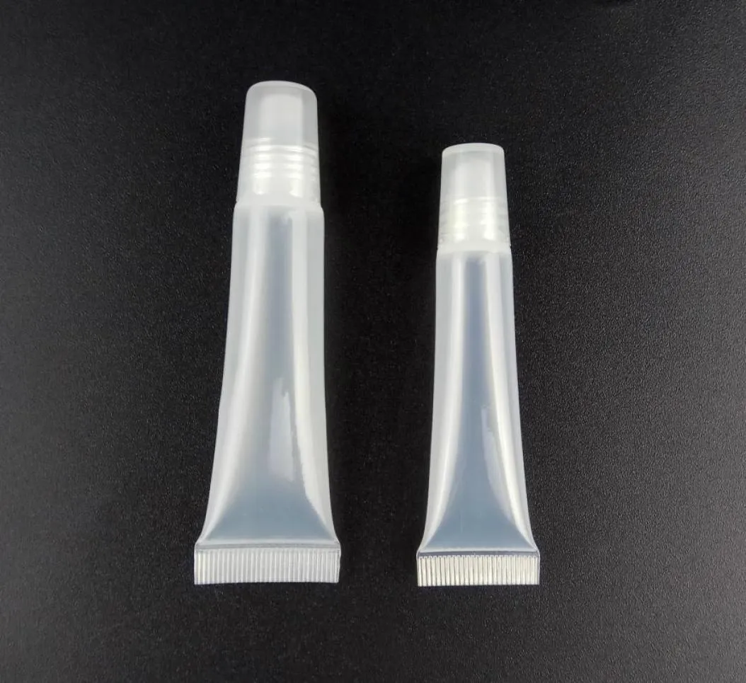 Tubes de brillant à lèvres DIY de 10ml, 30 pièces, récipients vides transparents, Tubes vides rechargeables en plastique pour femmes 2760790