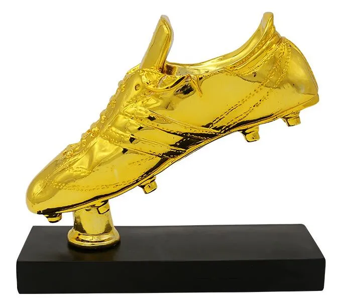 Voetbalwedstrijd Voetbalfans Souvenir GOUDEN Boot Trofee Creatieve hars Ambachtelijke Vergulden Woninginrichting Artikelen decoratie model