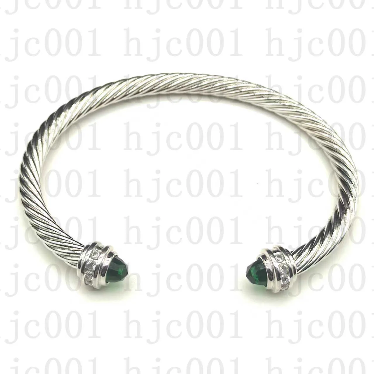 Bangle Bracelet Dy Luxury Designer Twisted Pearl Head Women Fashion Versatile Twist Bracelets Jewelry Platinum Plated Wedding Gifts 5MM