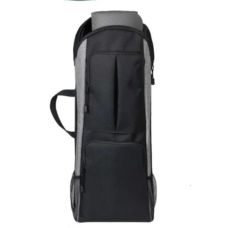 Borsa per tappetini da yoga impermeabile in tela da 68 cm Borsa per tappetino lungo Borsa da viaggio Zaino da ballo Zaino sportivo Fitness 240104