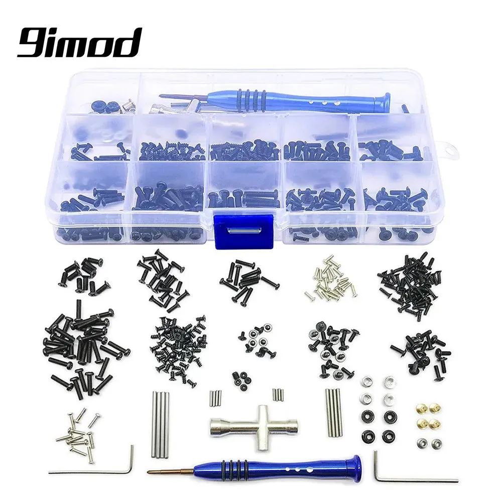 Tillbehörsdelar Tillbehör 316 st RC Bilverktyg Skruvar Box Kit Set M2 M2 5 M3 Reparationsförsörjning för WlToys 1 14 144001 230710