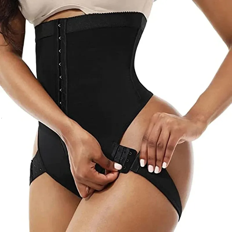 Bout à bout taille Cinchers Shapewear femmes manchette ventre contrôle culotte soulever les hanches taille haute corps Shaper formateur sous-vêtements 240104