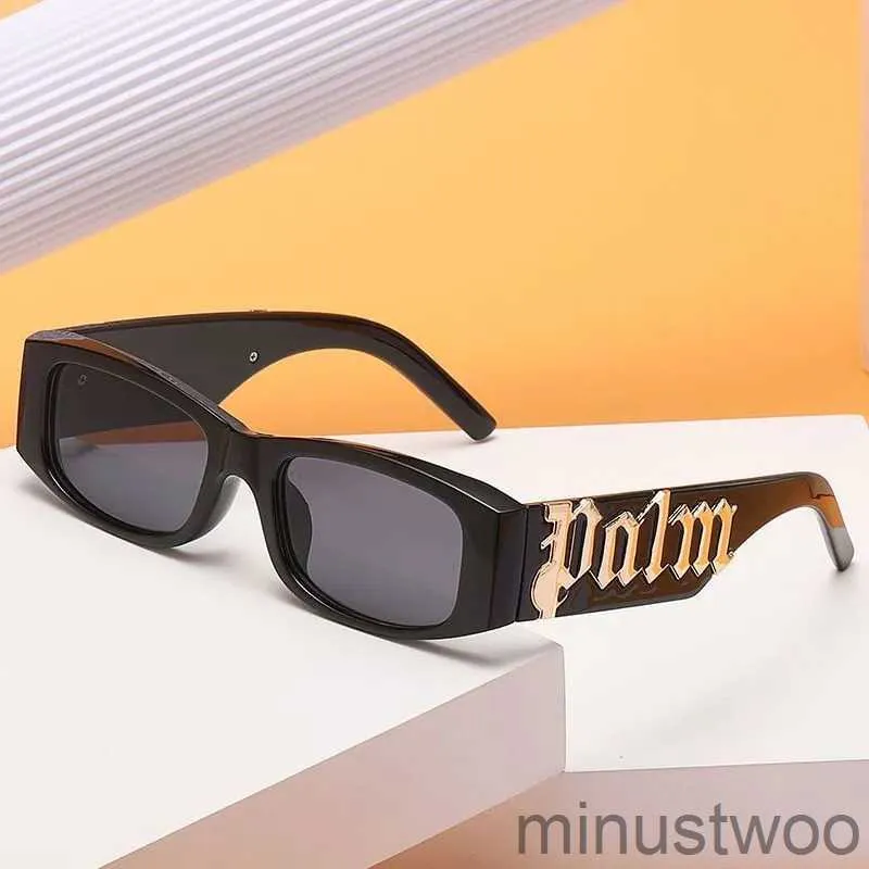 Lunettes de soleil Palmangel en gros pour femmes hommes Designer nuances d'été lunettes polarisées grand cadre noir Vintage lunettes de soleil surdimensionnées de mâle QOBH QOB ZKOW