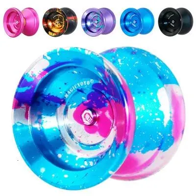 Yoyo Magic YoYo Poliertes Leichtathletik-Legierung Aluminium Metall Yoyo Y01 Node Hochgeschwindigkeits-Kugellager Besonderes Geschenkspielzeug