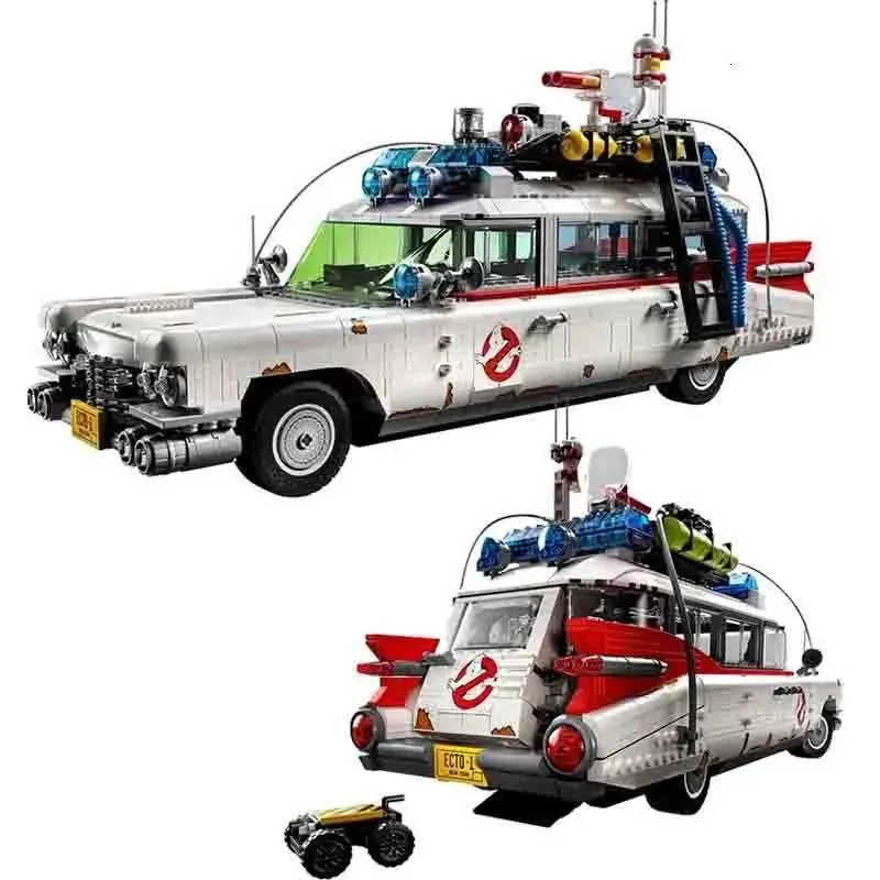 Blocchi 2352PCS Ghostbusters ECTO1 Veicolo creativo compatibile con 10274 mattoncini modello di auto giocattolo kit per auto per adulti g Migliore qualità