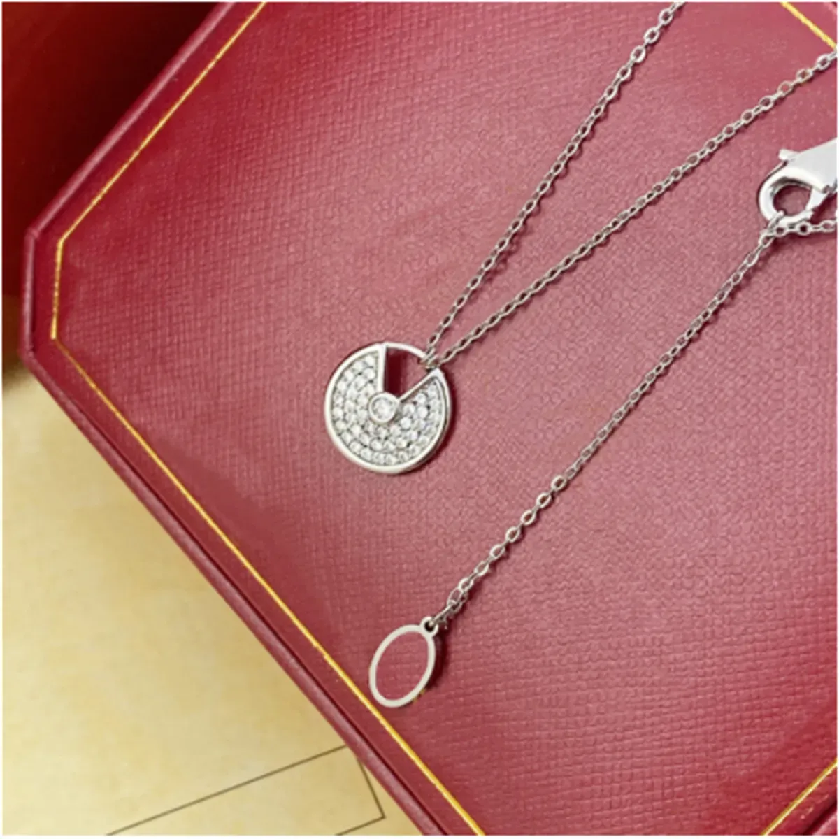 Colar de designer estrela cheia de diamante amuleto colar pingente de diamante titânio aço inoxidável moda fabricantes de corrente de clavícula