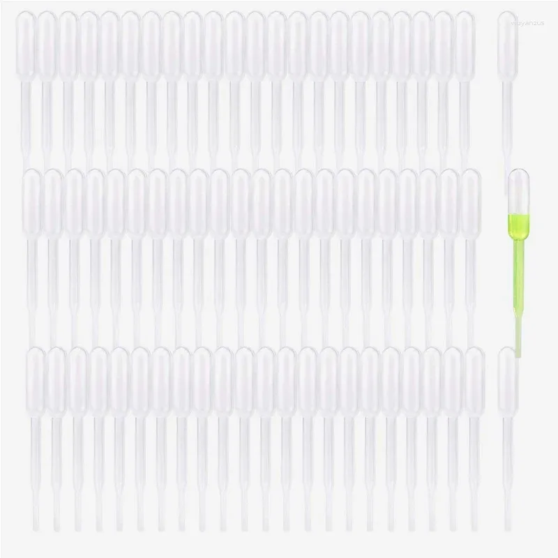 Storage Bottles 10Pcs Plastic Disposable Transfer Pipettes 0.2-10ML Graduated Eye Dropper For Lip Gloss Essential Oils Laboratory Science
