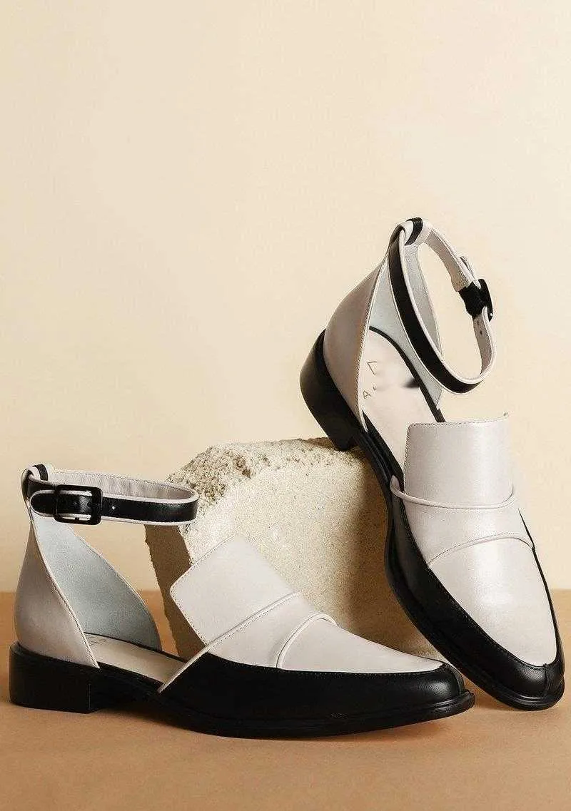 Sandali da donna aperti lateralmente con fibbia patchwork taglia grande 40-43 sandali da donna con punta chiusa, sandali con tacco, scarpe con tacco a forma di cucciolo