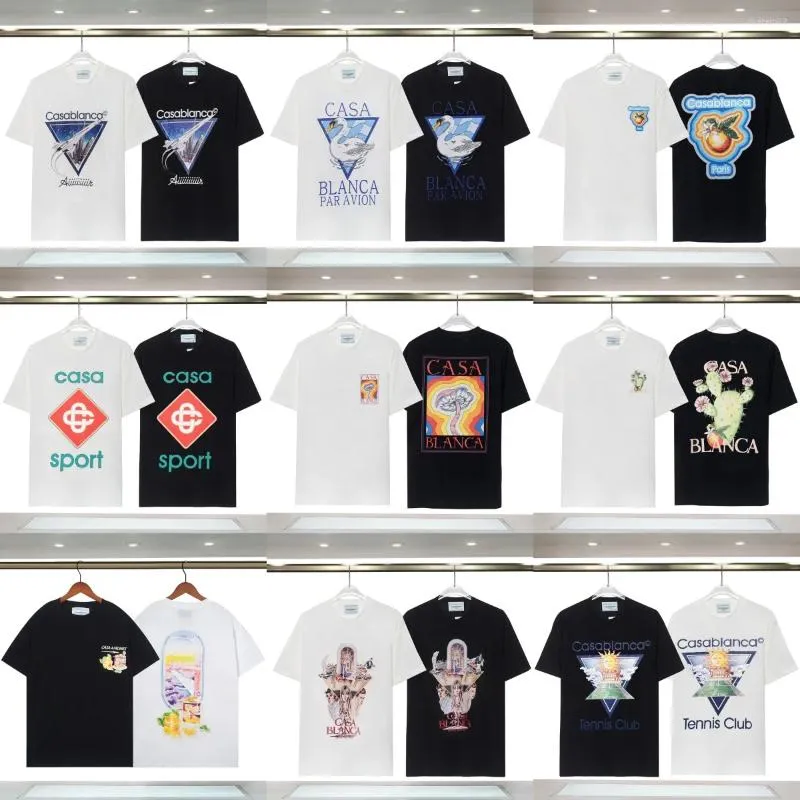 Men's T Shirts Mens Designer T-shirts Letter Print High Street Tops And Women's Leisure Summer Hip Hop Short Sleeved T-shirt