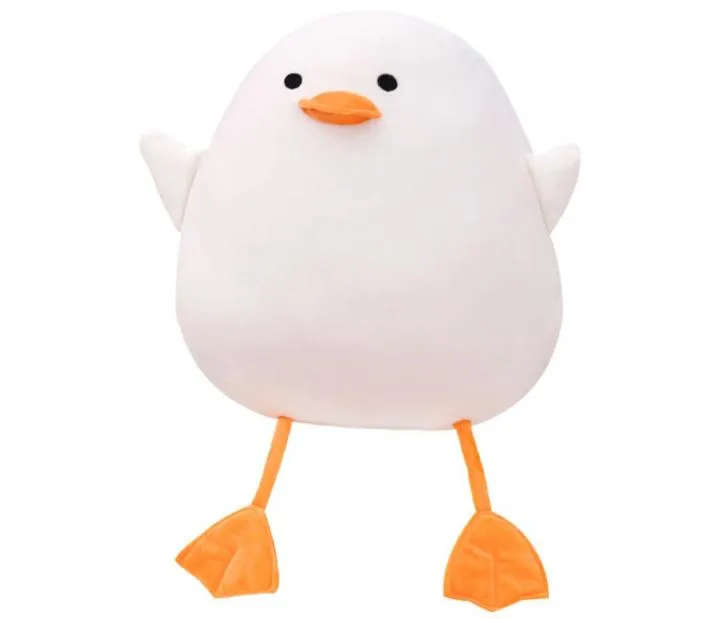 35CM 50CM Cute Squishy White Duck Plush Toys Stuffed Lovely Animal Pillow Hug Sleeping Cushion Children Baby Birthday Gifts LA357768857