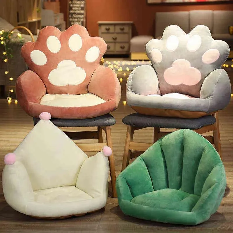 Dolls Pc Cm Colorful Legs Crowns Shell Plush Sofa Cushion Surround Seat Filled For Indoor Floor Chair Birthday Gift J220704