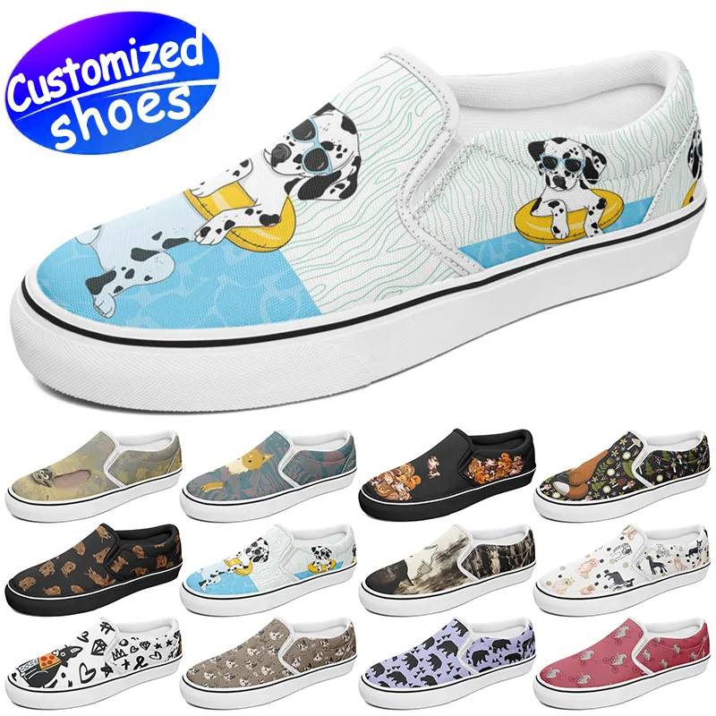 Customized shoes elastic band star lovers SLIP ON diy shoes Retro casual shoes men women shoes outdoor sneaker scrawl big size eur 29-49