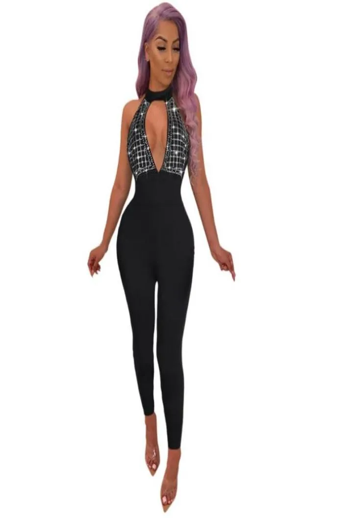 Women039s saltuit Rompers Summer 2021 Rumpers for Women Fashion Slim Diamond Solid Colore Solid Nightclub Saltclub Saltclub R4090836