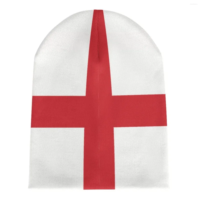 Berets Nation England Flag Country dzianin kapelusz dla mężczyzn dla kobiet chłopcy unisex zima jesienna czapka czapka ciepła maska