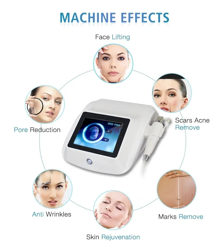 2024 macchina microneedling rf frazionaria Microneedle a radiofrequenza Microneedling in oro RF ad alta efficacia Lifting facciale