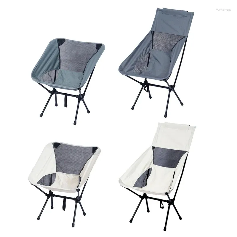 Chaise de camping de meubles de camp petit dossier pêcheur pour le barbecue en plein air