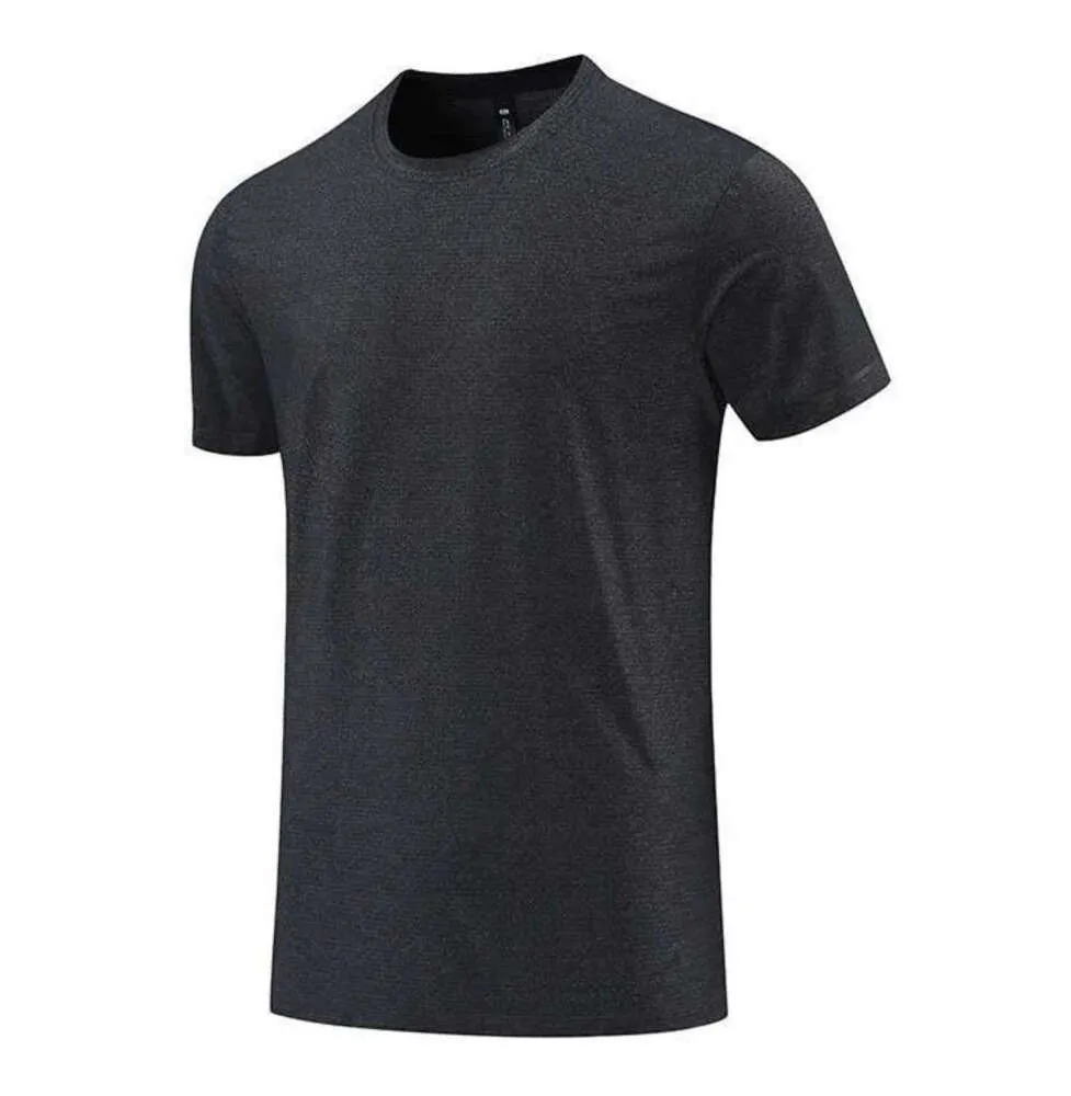 LL-R661 Männer Yoga Outfit Gym T-shirt Übung Fitness Tragen Sportbekleidung Training Basketball Laufen Eis Seide Shirts Outdoor Tops Kurzarm Elastisch Atmungsaktiv334525