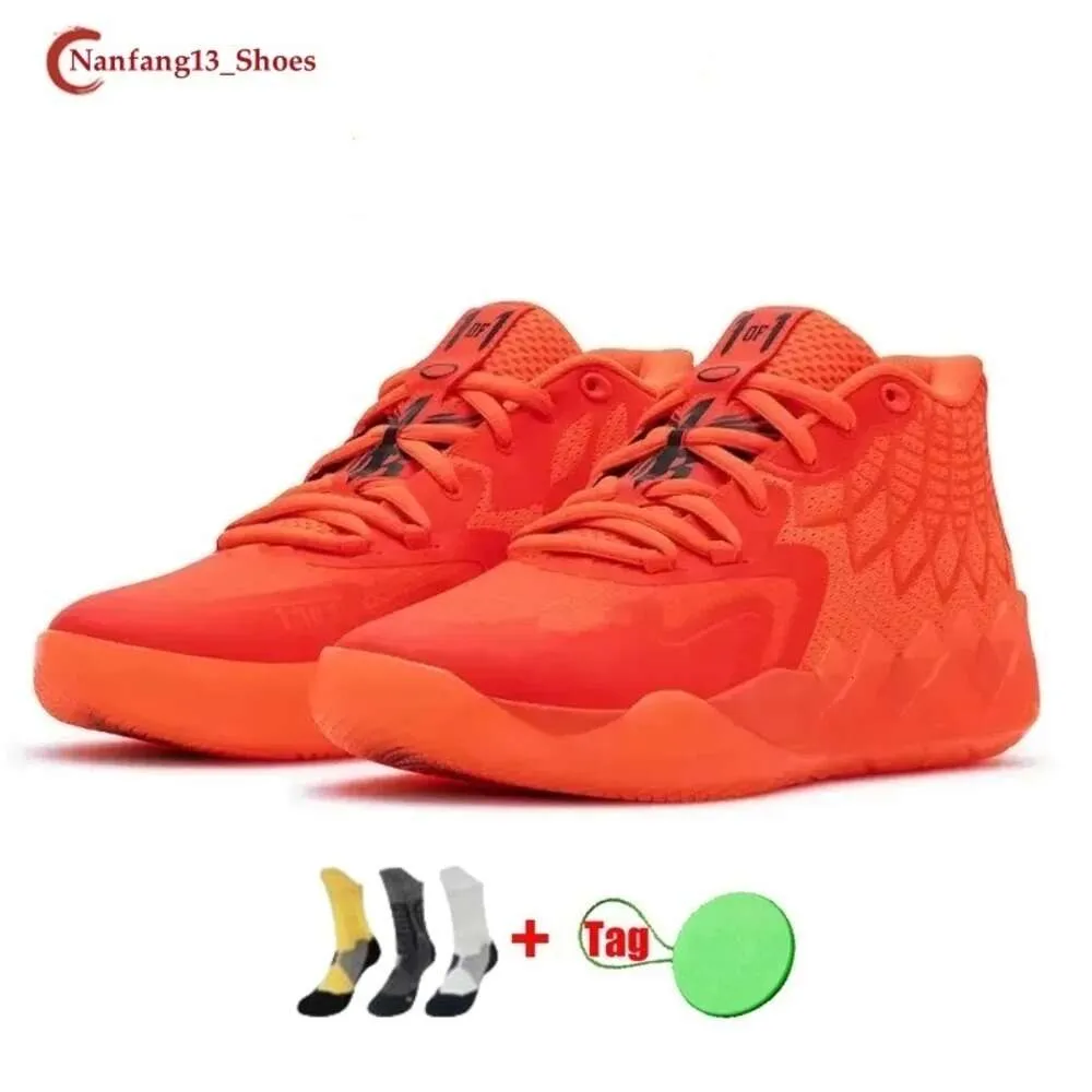 Kids Lamelo Ball MB.01 MB.02 Rick Morty Running Scarpe Scuola Grade Basketball Scarpe Queen City in vendita Sport Supere Sneaker