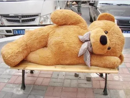 Animals Giant Teddy Bear Brown Huge Stuffed Plush Animal Toy 47" Brithday Valentine Gift