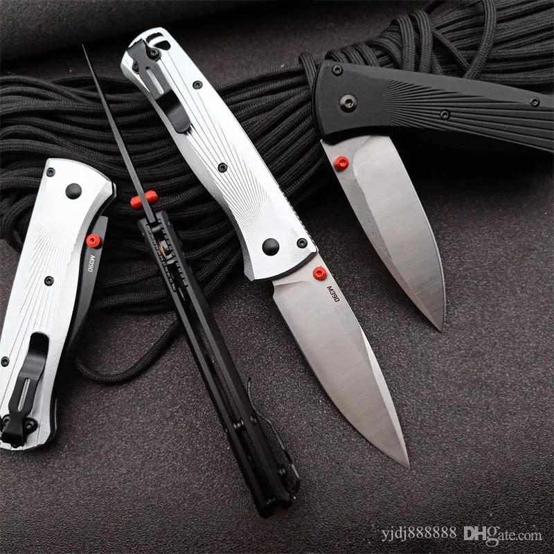 Bench BM 535 535BK-4 Bugout AXIS Folding Knife M390 Blade Outdoor Camping Hunting Pocket Self Defense Survival Knives UT85 UT88 9000 7150 7850 5370