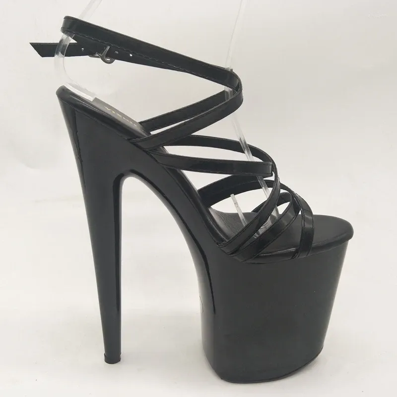 Модельные туфли LAIJIANJINXIA 20 см/8 дюймов, модные сексуальные экзотические женские сандалии на высоком каблуке и платформе для вечеринок, для танцев на шесте, E124