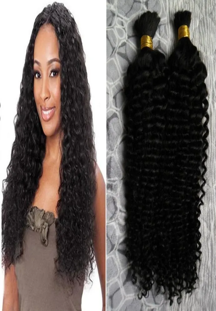 Human hair for braiding bulk no attachment 200g deep curly braiding human hair no weft 2 pcs brazilian braiding hair bulk no weft7349553