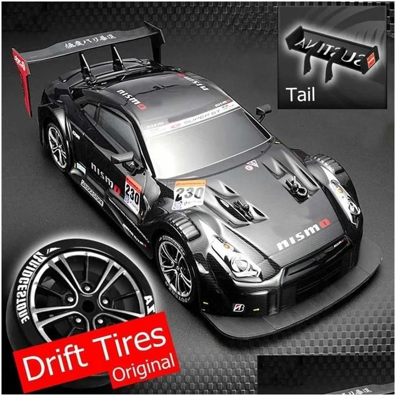 Electric/Rc Car Electric Rc 1 16 58Km H Drift Racing 4Wd 2 4G High Speed Gtr Remote Control Max 30M Distance Electronic Hobby Toys G Dhytv