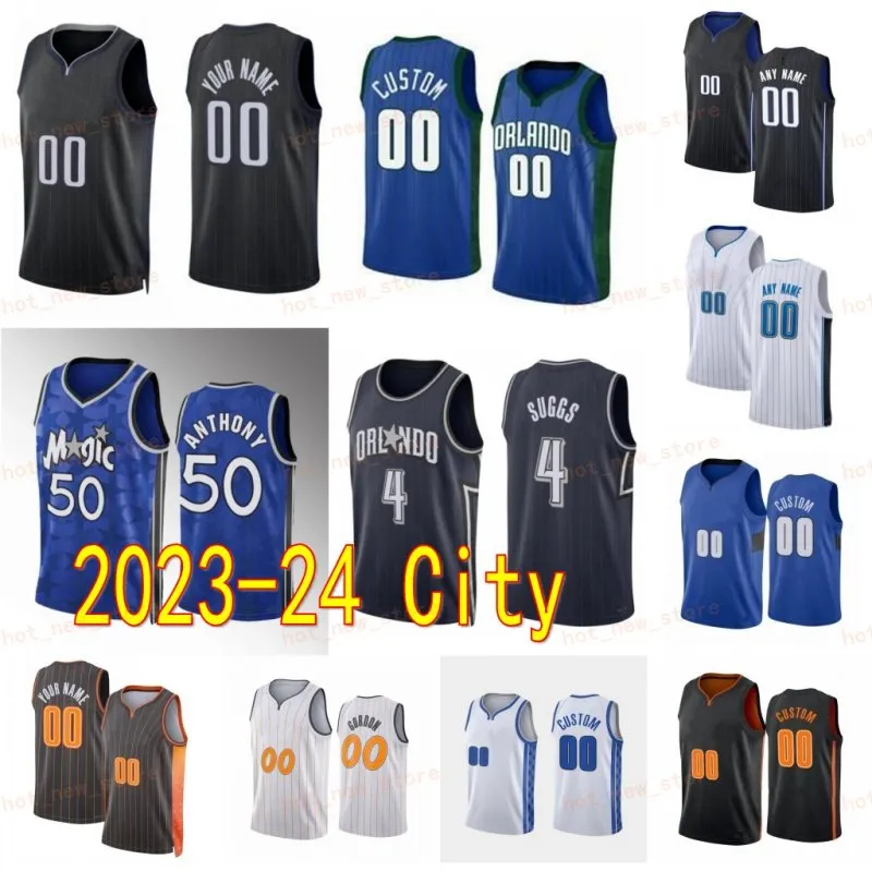 Men Women City Basketball Paolo Banchero Jersey 5 Wendell Carter Jr 34 Franz Wagner 22 Jalen Suggs 4 Markelle Fultz 20 Gary Harris 14 zarobił