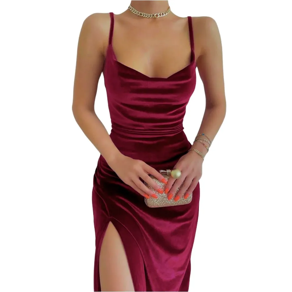 Halter Neck Open Back Dress Suede Sling Solid Dress... From  Beautyshopping888, $20.28 In Bulk | DHgate.Com