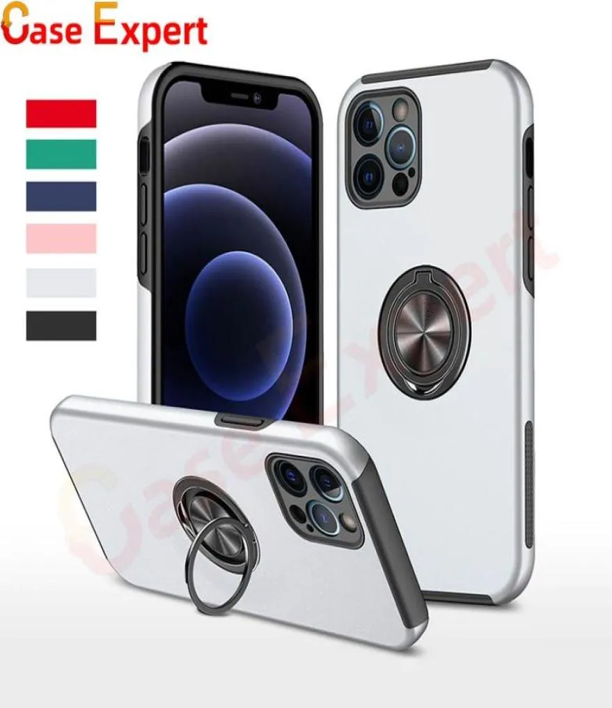 Military Grade Protection Shockproof Cases Builtin Ring Holder Kickstand Cover Case for iPhone 14 Plus 13 12 Pro Max Samsung A02S4459453