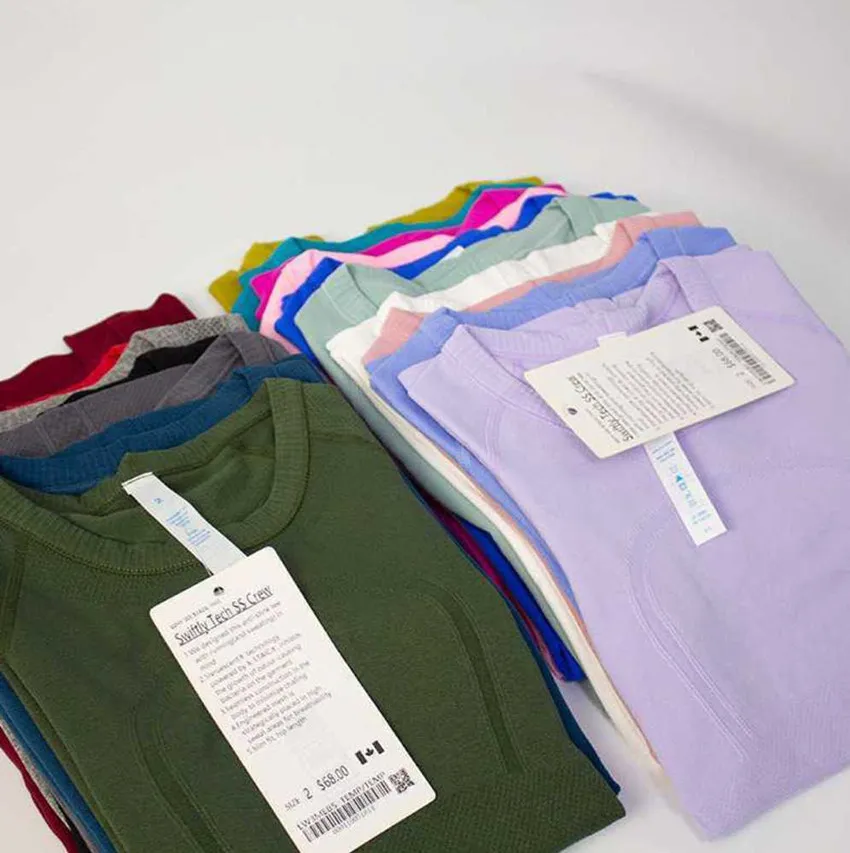 Designer T Womens Women Shirts Sports T-shirt Casual Loose Round Neck Long Sleeve Cotton Hoodie Yoga Shirt Gymnastics Uniform Solid Color Z6