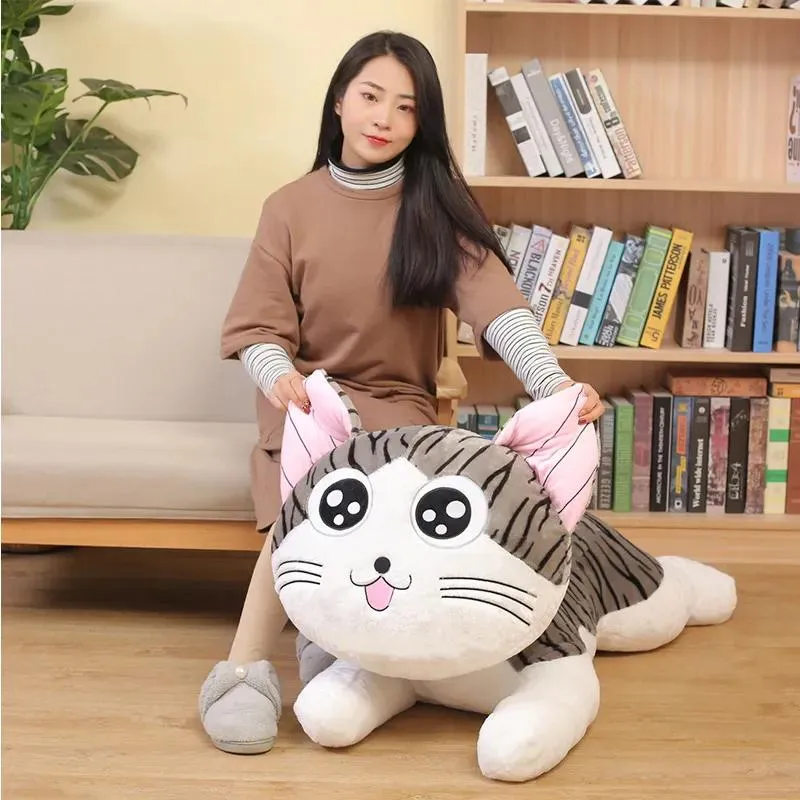 Hayvanlar 20100cm 6 Styles Chi'skitty Cat Peluş Peluş Karikatür Oyuncakları Dolgulu Yumuşak Hayvan Bebekleri Peynir Yastığı Yastıkları Çocuklar İçin