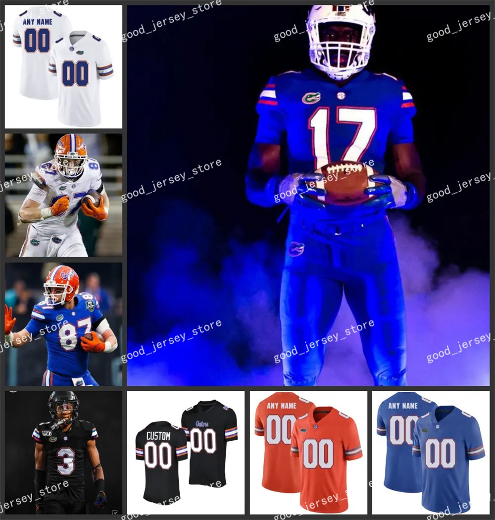 Maglia personalizzata Florida Gators College Football Trask Kyle Pitts Tim Tebow Emmitt Smith Mohamoud Diabate Maglie personalizzate 2024 Stile più recente