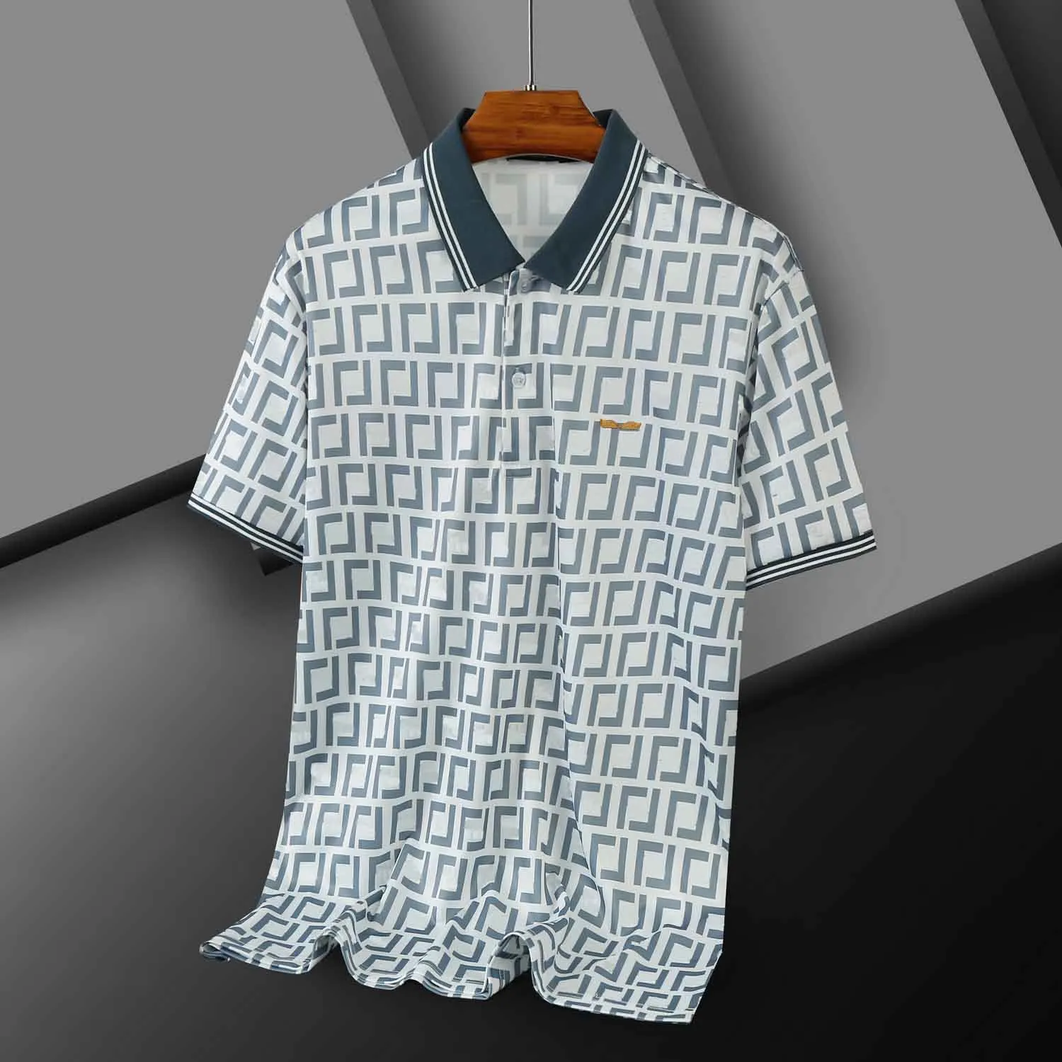كلاسيك رجال القميص البولو مصمم الصيف رجال القمصان العلامة التجارية الفاخرة البولو القميص الأعمال غير الرسمية قمصان على طراز إنجلترا القمصان توبس الحجم الآسيوي M-xxxl