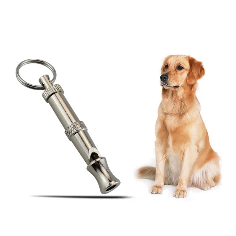 Sifflet d'entraînement pour chien, contrôle des aboiements, sifflet dissuasif pour chiots, fréquences réglables, son ultrasonique, rappel assis, repousse les aboiements silencieux, outil HW0163