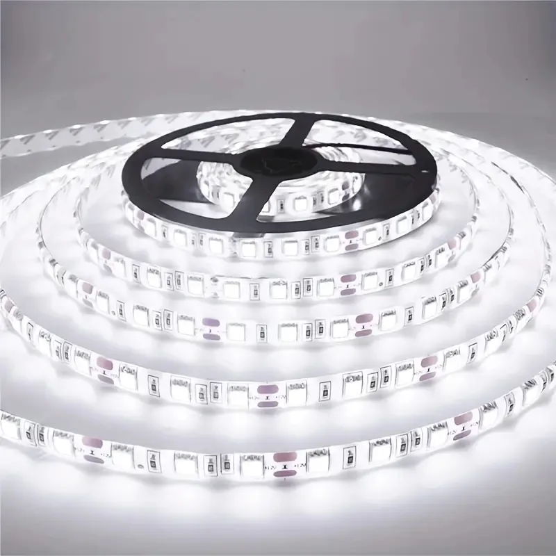 1pc Bright Cold White LED Strip Light, SMD2835 12V, SMD 120LEDs/M Strip Light Suitable For Holiday Families, Parties, Indoor Display Cabinets