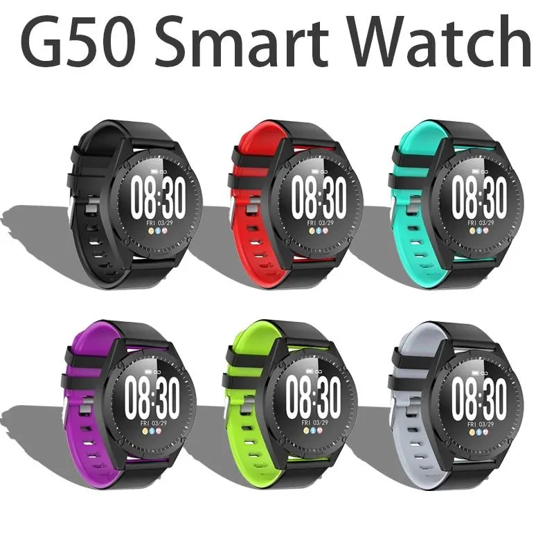 Uhren MRSVI G50 Smart Watch Fit Bit Smart Armband Blutdruckuhr Männer Frauen Smart Sport Armband Smart Band Andriod IOS Uhr