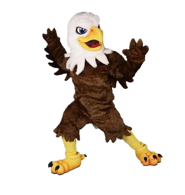 Fierce Eagle Mascot Costume - Adult Size Power Eagle Outfit for ...