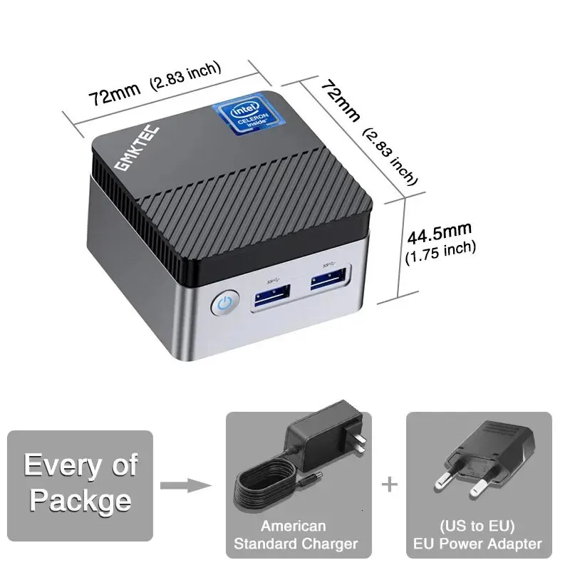 NucBox5 win11pro 8GB RAM 128GB SSD ミニPC Amazon | GMKtec Nucbox5