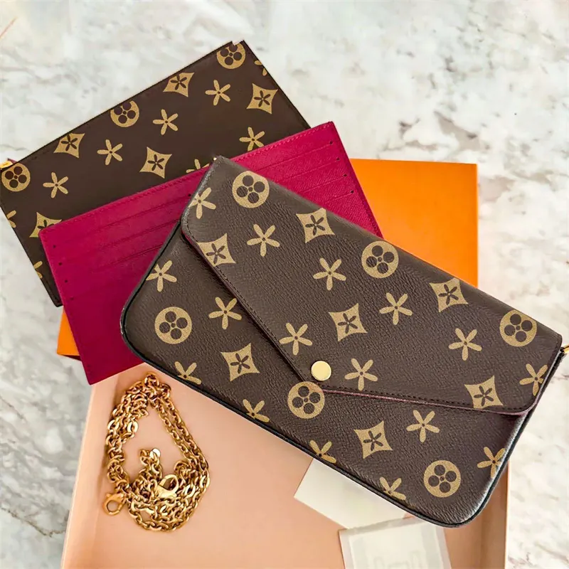 Moda multi feliciie pochette torebki krzyżowe m61276 portfele TOTES CLUGUE Luksusowe designerskie torby damskie męskie klapka torba na ramię