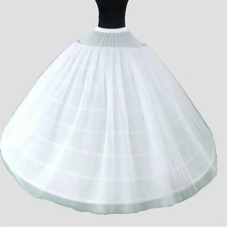 Jupons Grand Large 6 Cerceaux 2 Couches Tulle Long Mariage Femme Jupons Pour Robe De Quinceanera 