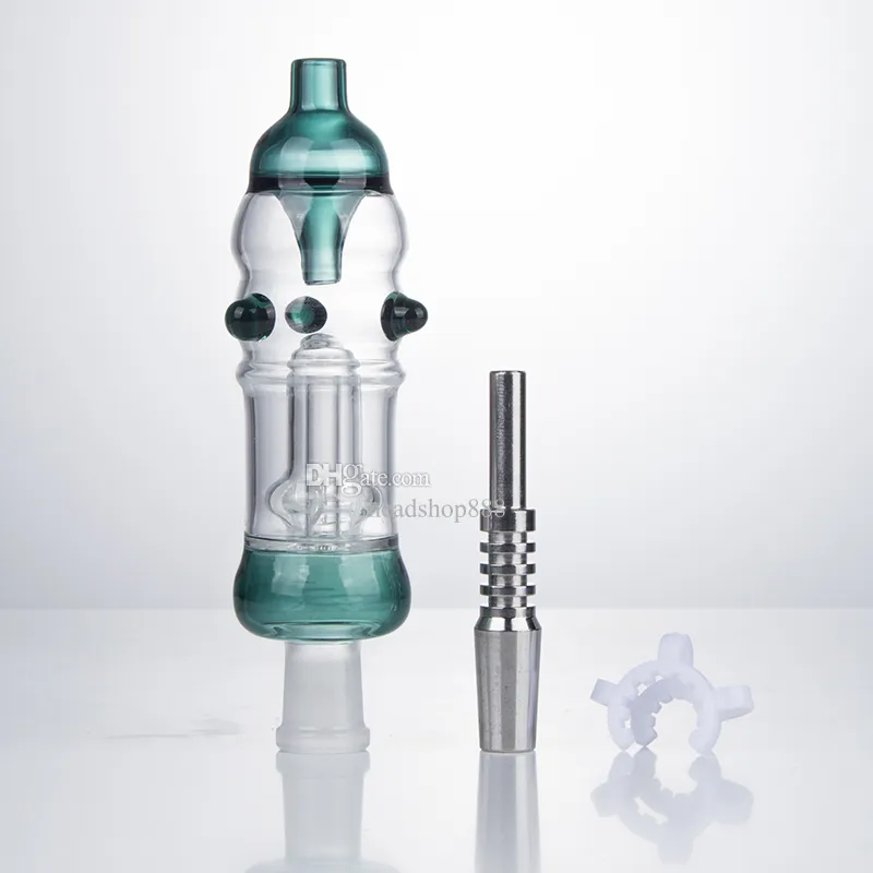 Headshop888 NC016 유출 방지 흡연 파이프 DAB 장비 유리 물 봉 거울 블러 프로 OD 32mm 14mm 티타늄 세라믹 쿼츠 네일 조류 케이지 디퓨저 퍼크 버블러 봉