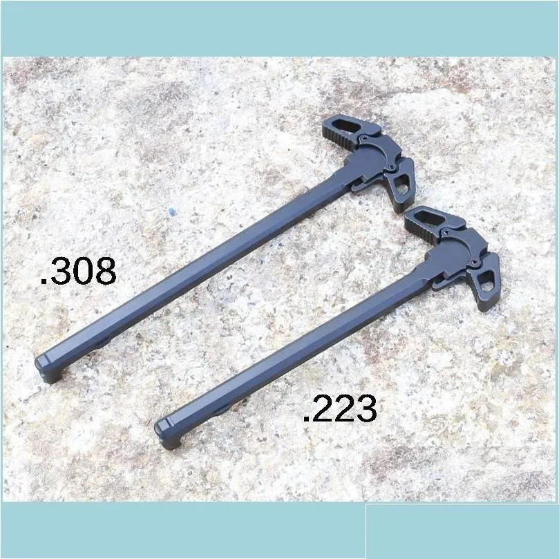 스코프 마운트 액세서리 전술 AR-15 부품 M16 빌릿 충전 손잡이 마운트 스포츠 야외 드롭 배달 DH5DY