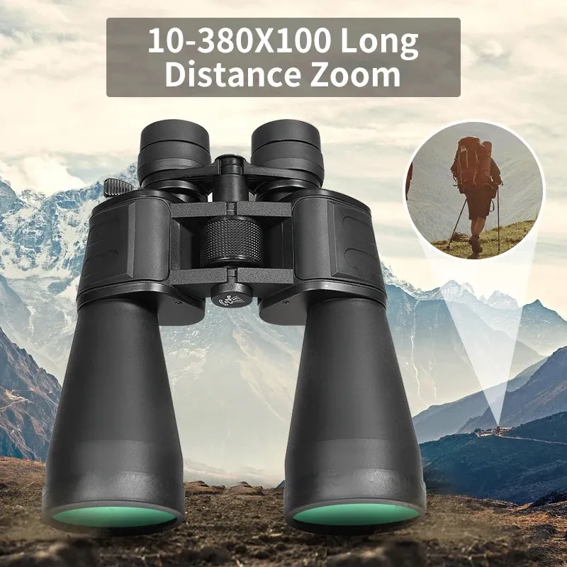 Zoom 10380X100 Professionelles Teleskop HD Leistungsstarkes Fernglas Nachtsicht Wasserdicht Langstrecken für Telefonjagdin 240104