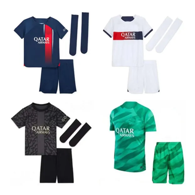 23 24 Paris Maillot de Foot Kylian Mbappe Shirt 2023 Paris Kolo Muani Saint Dembele Asensio Germain Zaire Emery Kit Lee Kang i Achraf Hakimi Marquinhos Soccer Jersey