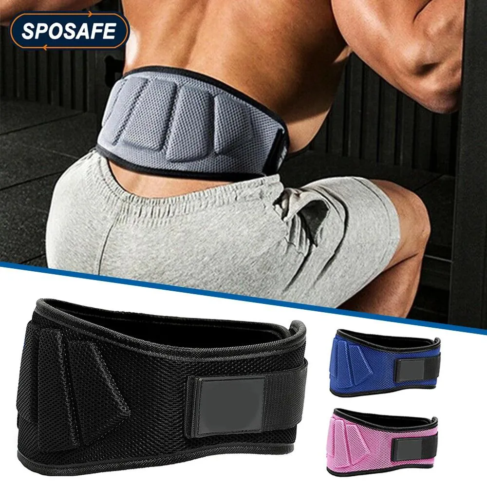 Riemen sport taille ondersteuning Compressieriem zeer elastische sweatabsorbing Ademend lumbale rugbrace voor fitness gewichtheffende squat