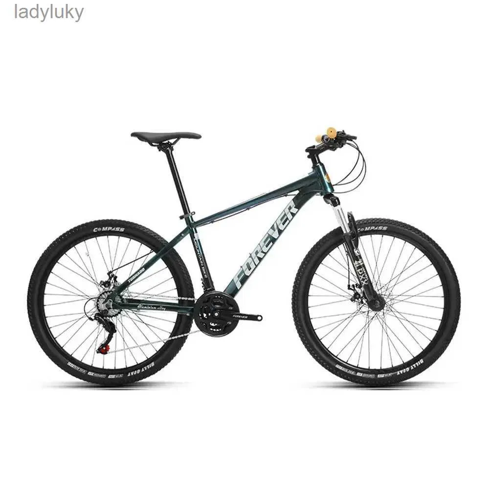 Bikes Mountain Biking Bicycle Adult Male Teen Female Variable Speed Trail Double Shock Absorption The Latest Model 26/27inchesL240105