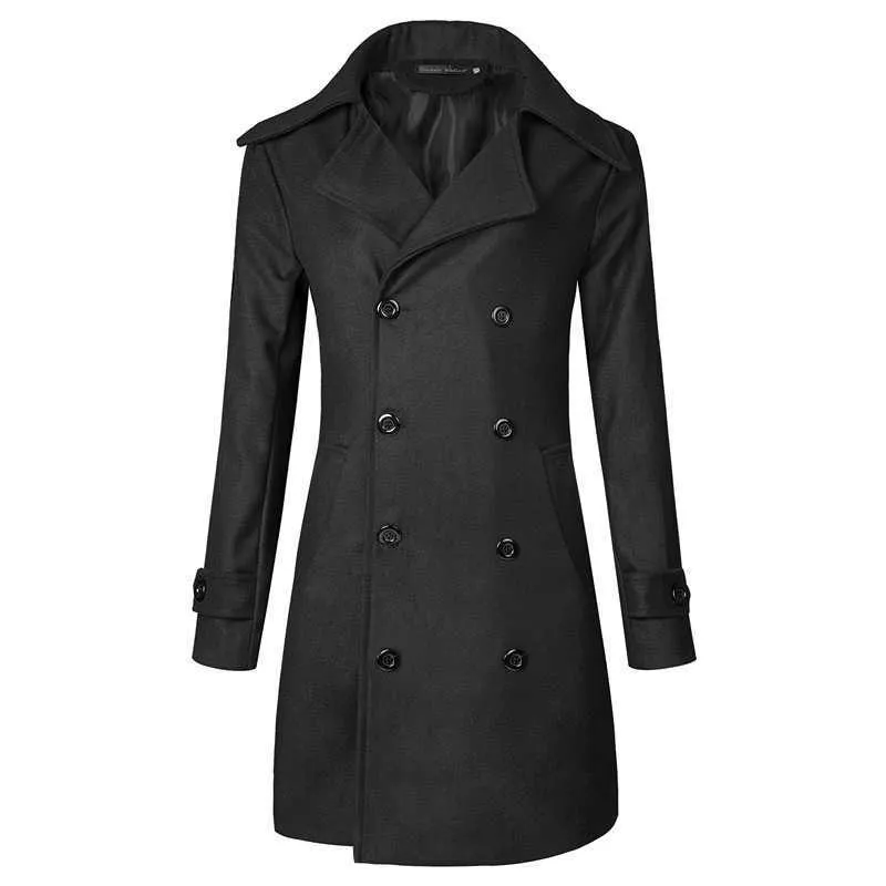 2023 novo trespassado médio comprimento oco 3d trench coat tamanho grande peacoat t240105